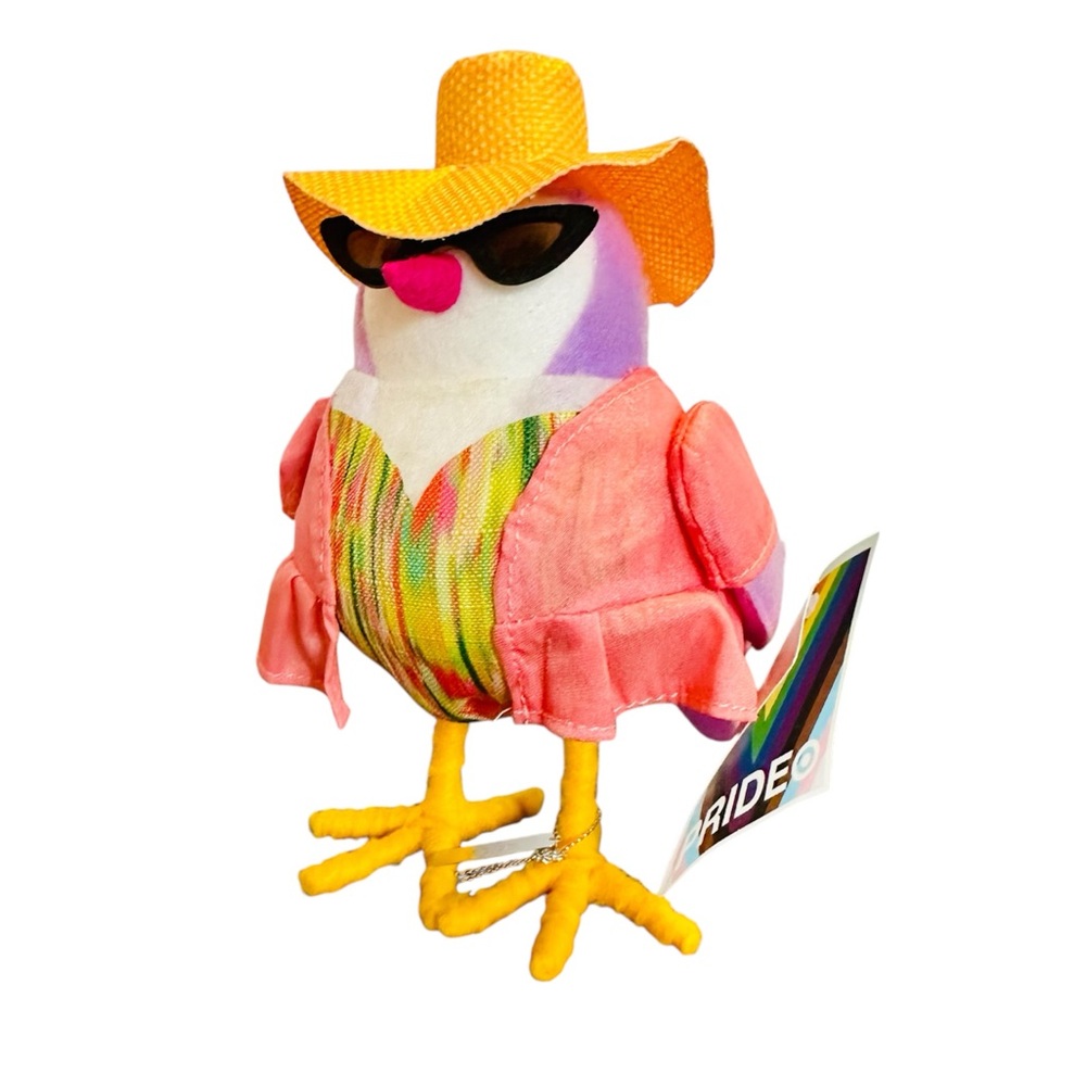 NWT Beach Target Featherly Friends Pride LGBTQ+ Summer Poolside Fabric Bird